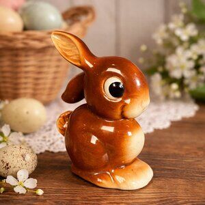 Vintage Goebel TMK 3 Bunny Figurine, West Germany Porcelain Rabbit for Easter